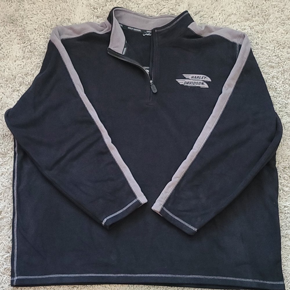 5XL Harley Davidson fleece pullover
